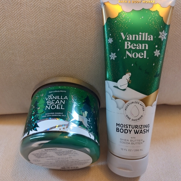 Bath And Body Works Moisturizing Body Wash And Candle - Picture 2 of 2